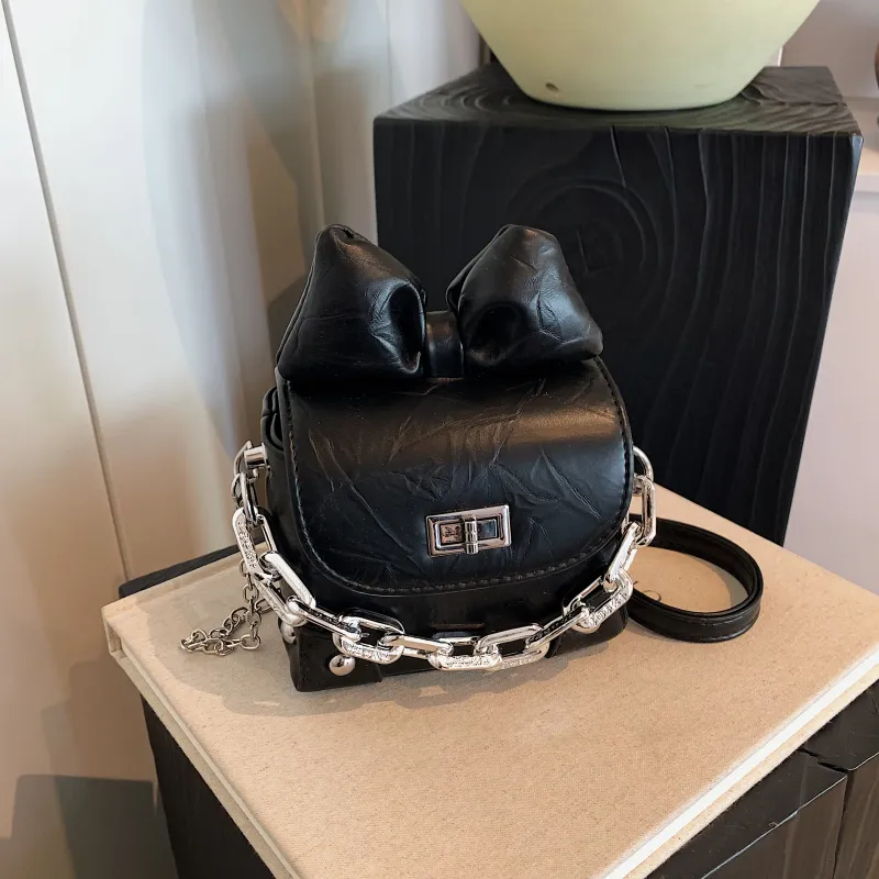 Yalu PU Crossbody Bag Handbag Shoulder Bag Regular Women's Black/Silver/Pink/White-2