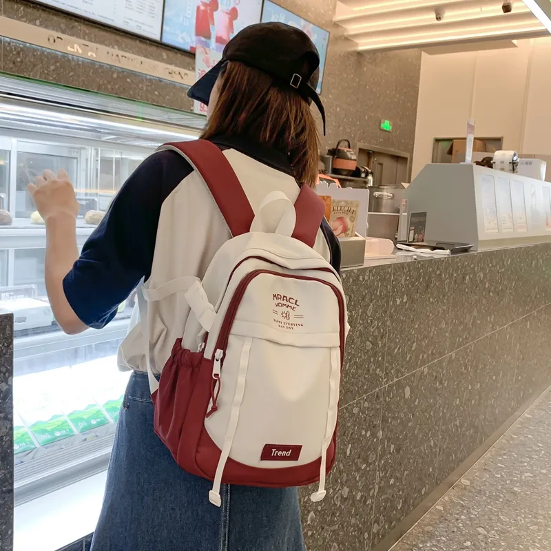 Yalu Nylon Backpack Unisex Multicolor-14