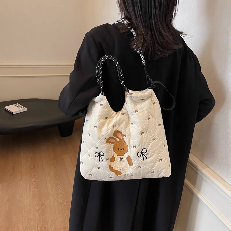 Yalu Cotton Fabric Crossbody Bag, Shoulder Bag Women's Multicolor-1