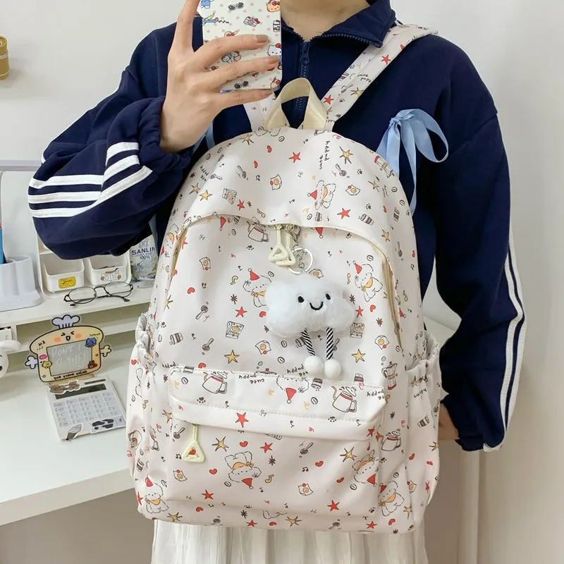 Yalu Composite Cloth Backpack Regular Women's Multicolor-2