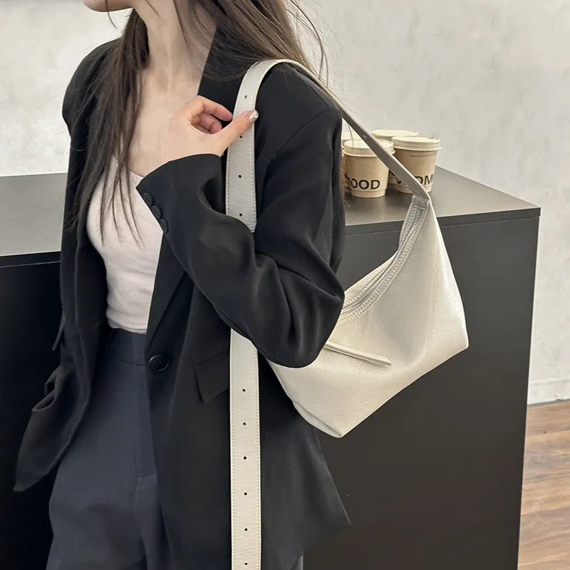 Yalu PU Shoulder Bag Women's Black/Brown/Gray/Red/White-19