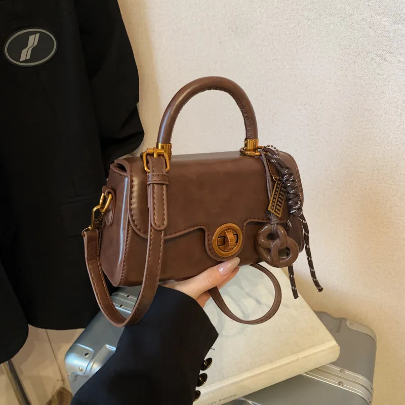 Yalu PU Shoulder Bag, Crossbody Bag, Handbag Regular Women's Coffee/White/Brown/Black-11
