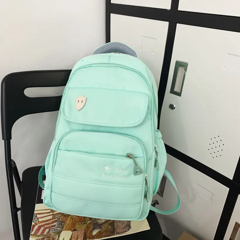 Yalu Nylon Backpack Regular Unisex Multicolor-11
