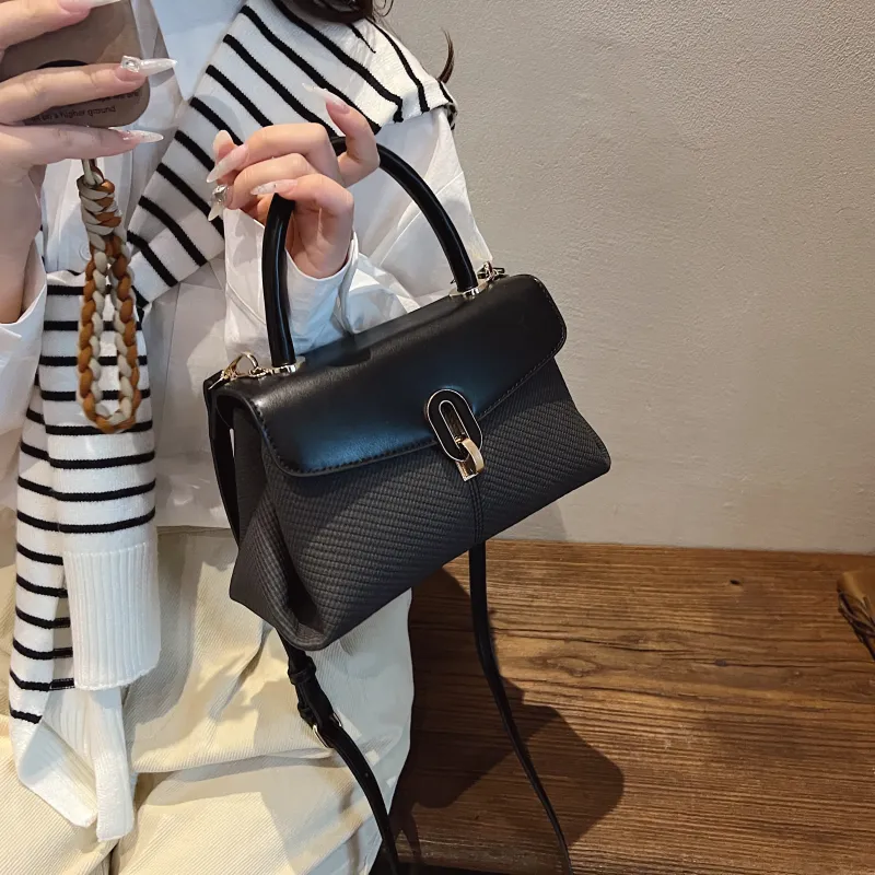 Yalu PU Handbag, Shoulder Bag, Crossbody Bag Regular Women's Black/Blue/Khaki/White-2