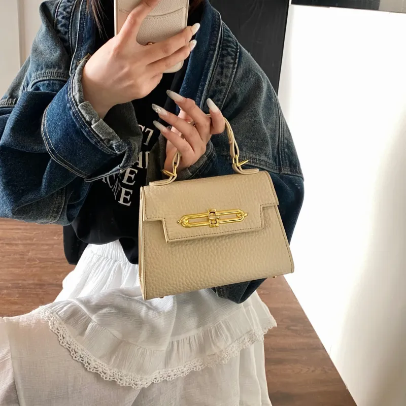 Yalu PU Kelly Bag Handbag Women's Multicolor-18