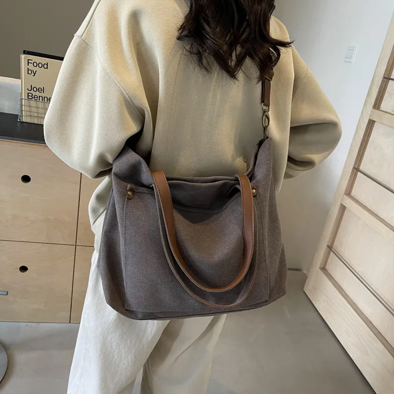 Yalu Canvas Bag, Tote Bag, Shoulder Bag Regular Women's Multicolor-11