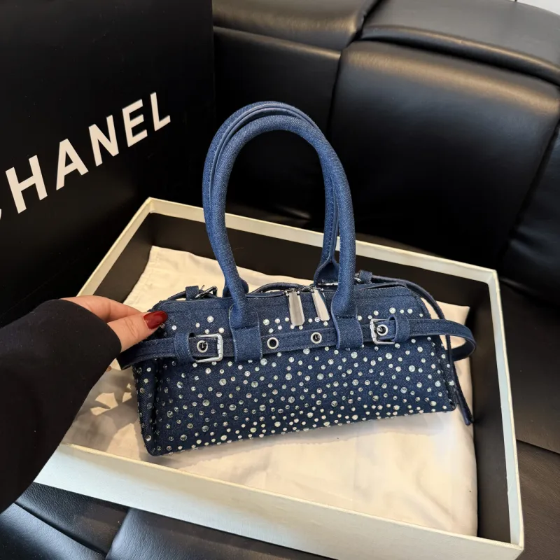 Yalu PU One Shoulder Handbag Women's Light Blue/Dark Blue/Black/Green-14