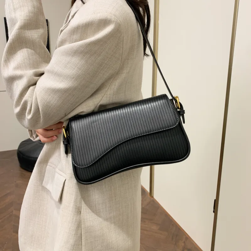 Yalu PU Portable Crossbody Bag, Shoulder Bag Women's White/Black/Coffee/Red-8