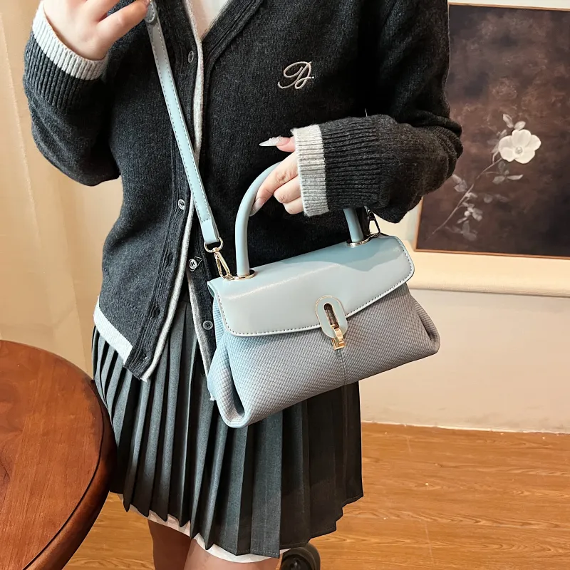 Yalu PU Handbag, Shoulder Bag, Crossbody Bag Regular Women's Black/Blue/Khaki/White-11