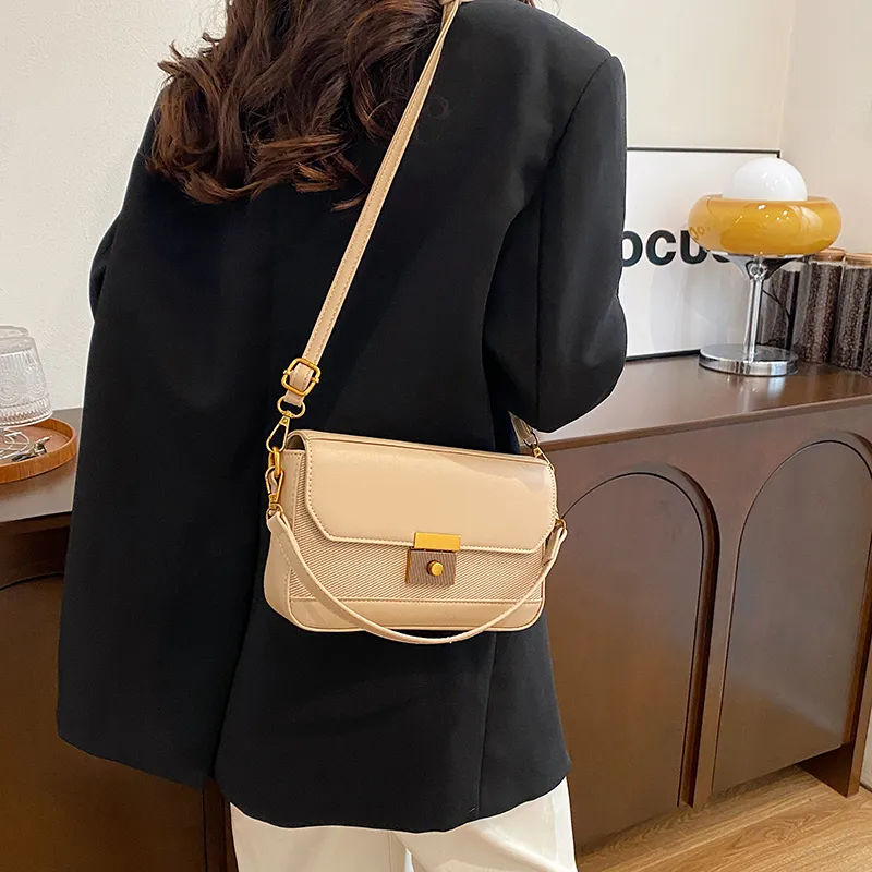 Yalu PU Shoulder Bag, Crossbody Bag Regular Women's Black/White/Brown/Gray/Khaki/Green-34