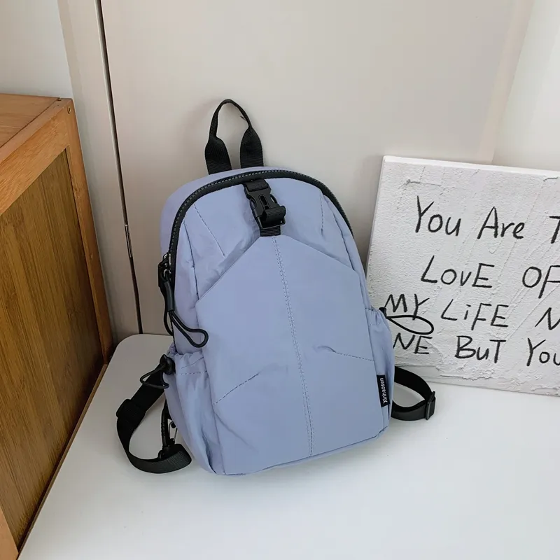 Yalu Nylon Backpack Regular Women's Black/Yellow/Khaki/Army Green/Blue-19