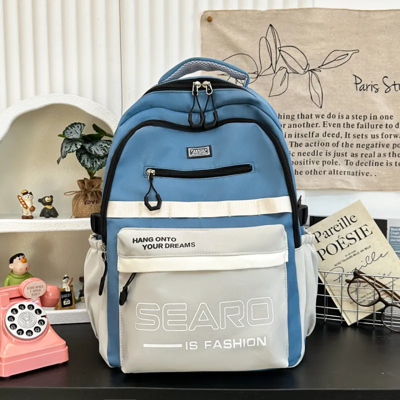 Yalu Oxford Backpack Regular Unisex Multicolor-18