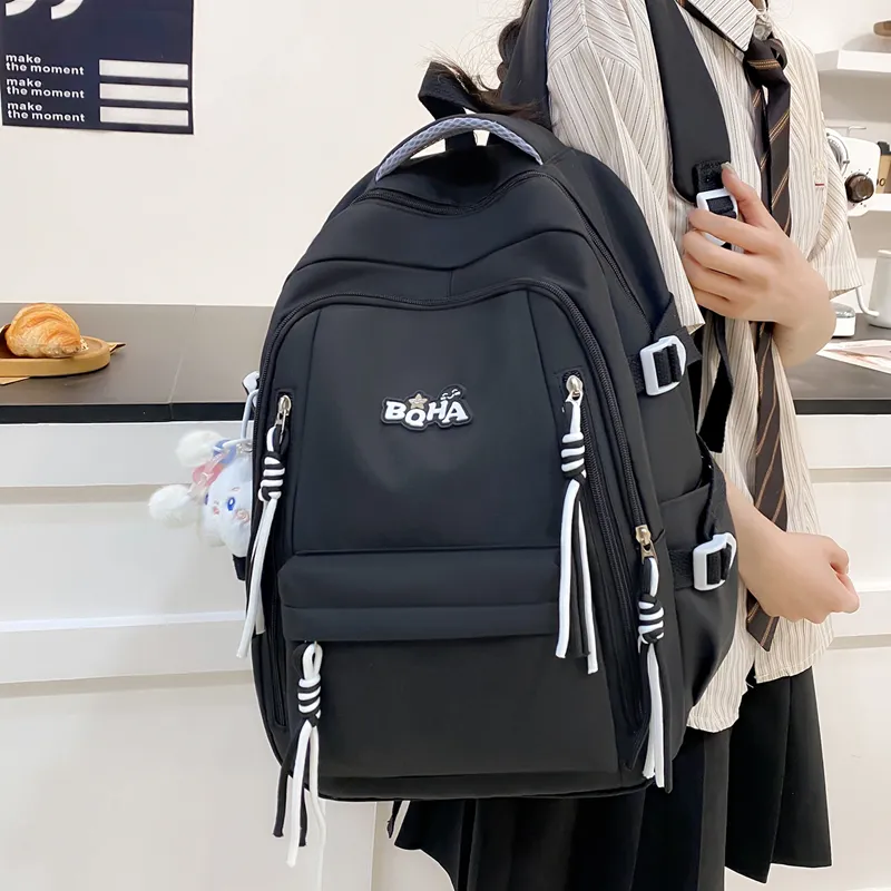 Yalu Nylon Backpack Unisex Multicolor-27
