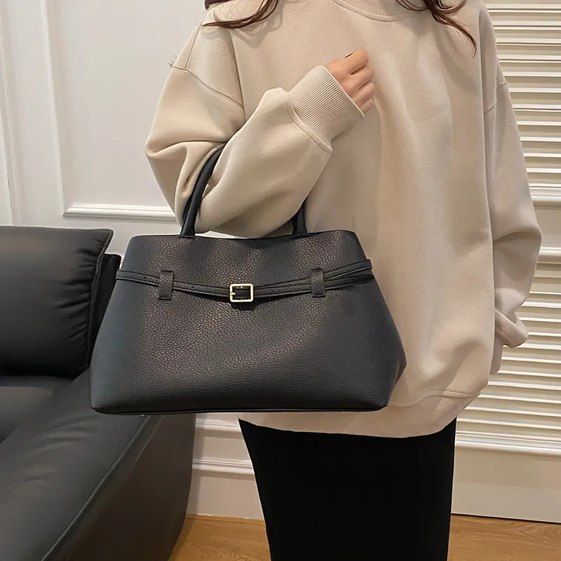 Yalu PU Handbag Regular Women's White/Black/Burgundy/Khaki-9