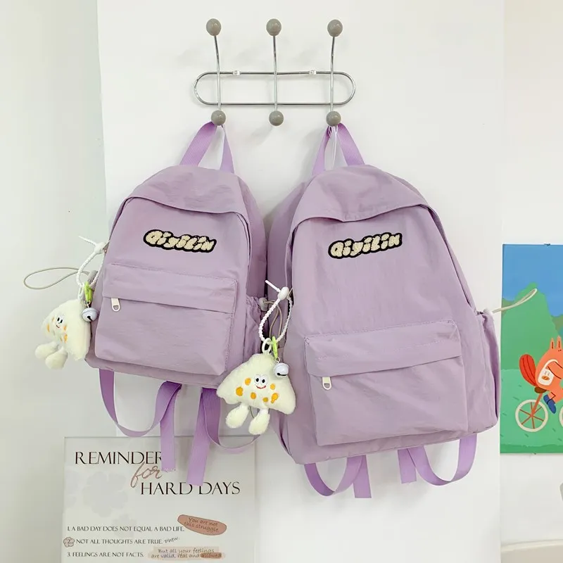 Yalu Nylon Backpack Unisex Multicolor-9