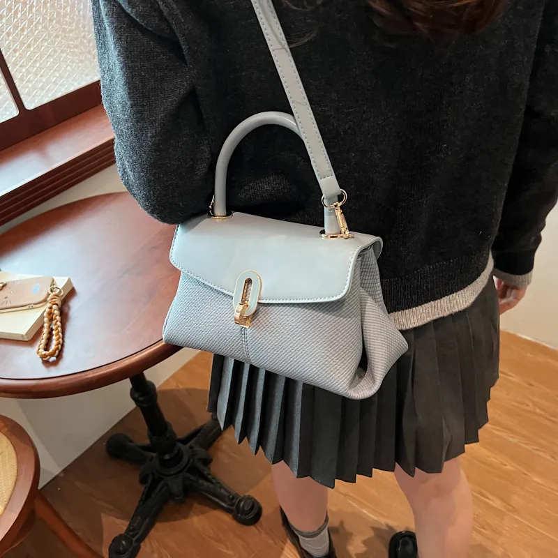 Yalu PU Handbag, Shoulder Bag, Crossbody Bag Regular Women's Black/Blue/Khaki/White-9