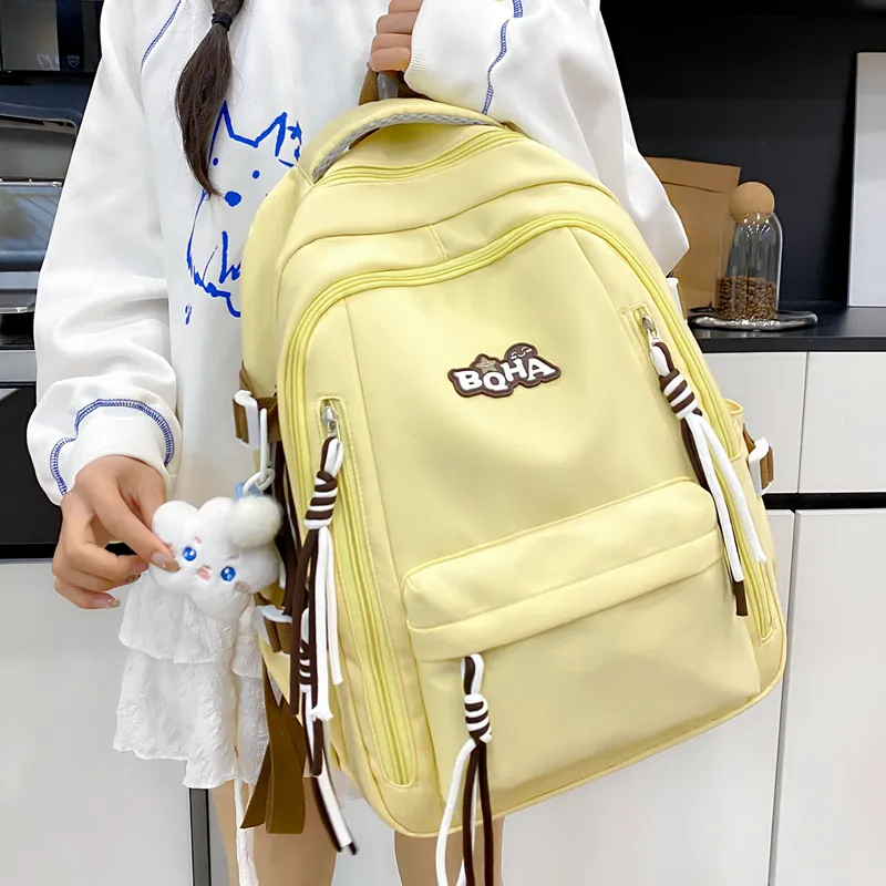 Yalu Nylon Backpack Unisex Multicolor-7