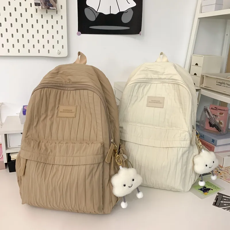 Yalu Nylon Backpack Regular Unisex Multicolor-3