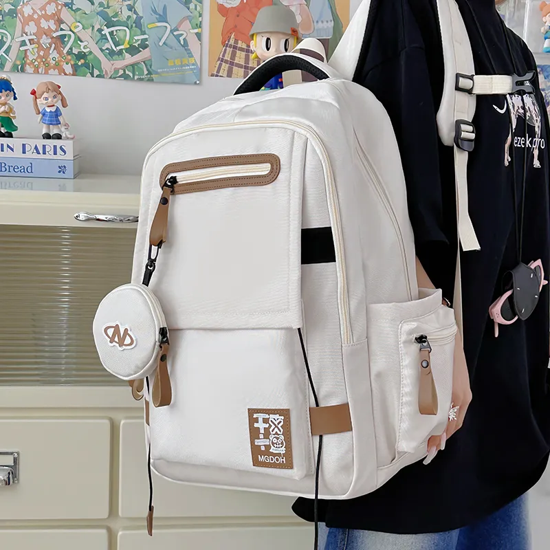 Yalu Nylon Backpack Unisex Multicolor-2