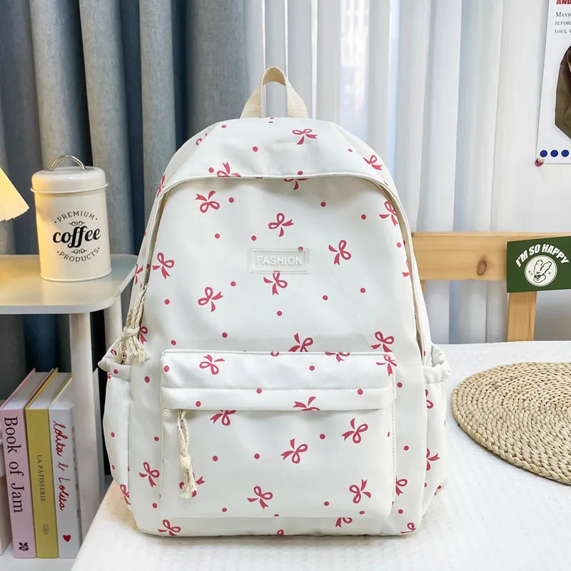 Yalu Nylon Backpack Women's Black/Violet/Khaki/Dark Blue/Pink-10