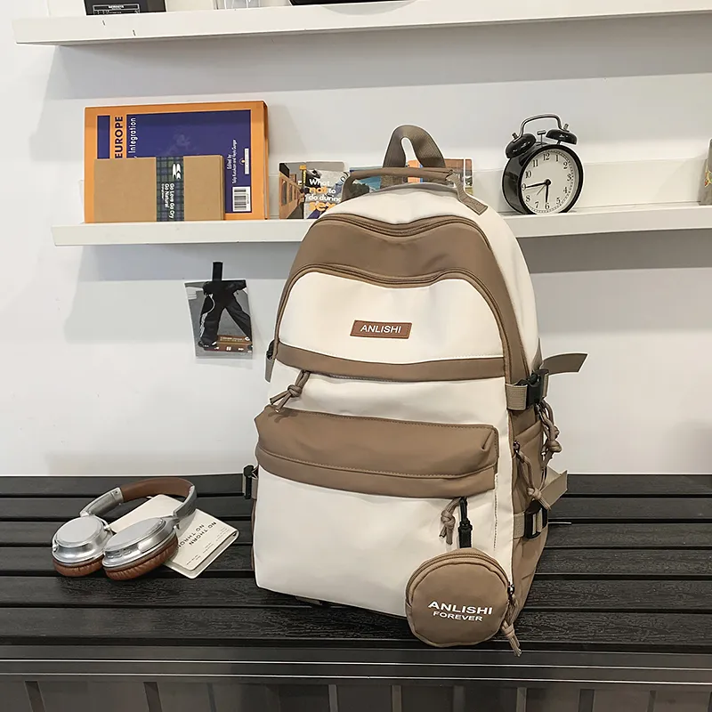 Yalu Nylon Backpack Unisex Multicolor-22