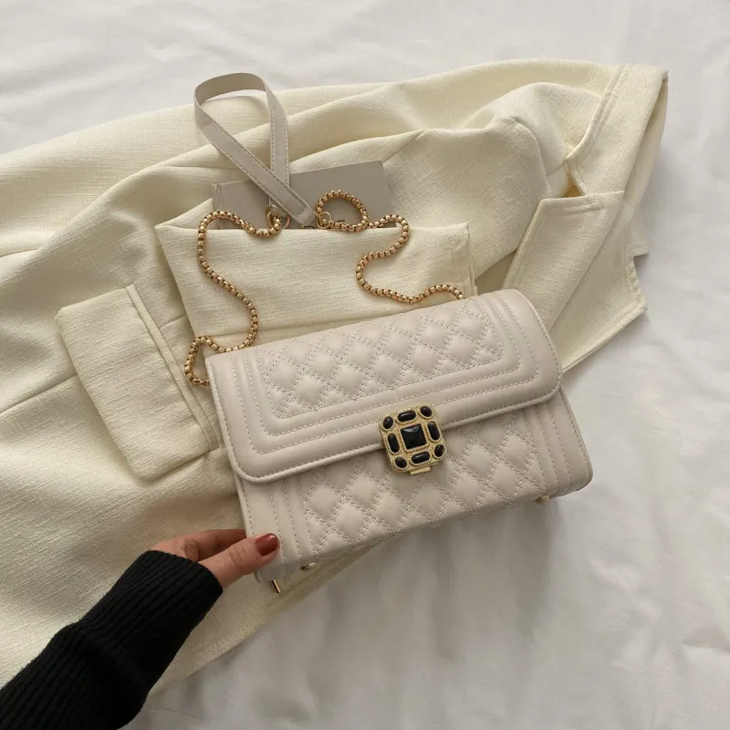 Yalu PU Crossbody Bag, Shoulder Bag Regular Women's Khaki/Black/Ecru/White-20