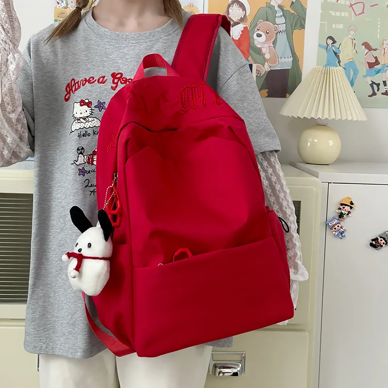 Yalu Nylon Backpack Unisex Multicolor-19