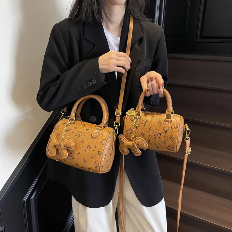 Yalu PU Shoulder Bag, Crossbody Bag, Handbag Women's Black/Khaki/Brown/Pink-14