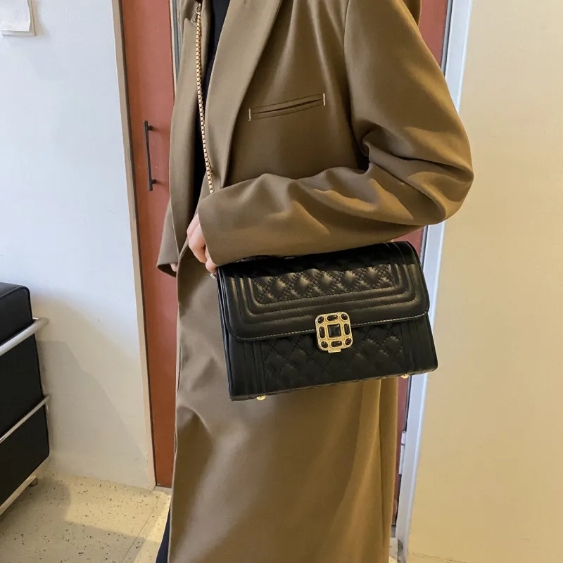 Yalu PU Crossbody Bag, Shoulder Bag Regular Women's Khaki/Black/Ecru/White-11