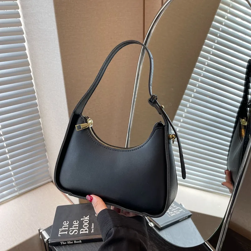 Yalu PU Handbag Regular Women's White/Black-6