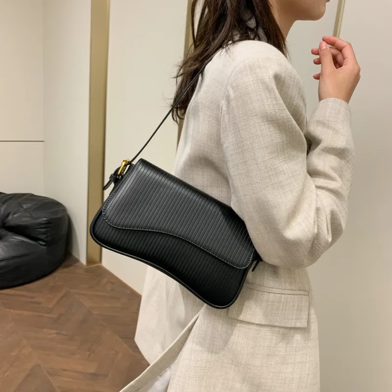 Yalu PU Portable Crossbody Bag, Shoulder Bag Women's White/Black/Coffee/Red-9