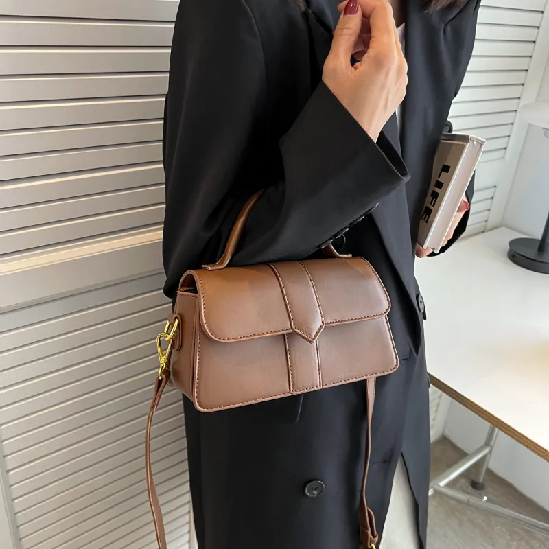 Yalu PU Handbag, Shoulder Bag, Crossbody Bag Regular Women's Black/Green/Brown/Ecru-17