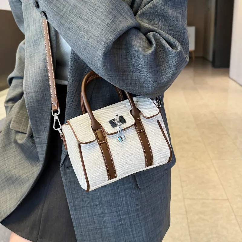 Yalu PU Kelly Bag, Handbag, Crossbody Bag Regular Women's Multicolor-5