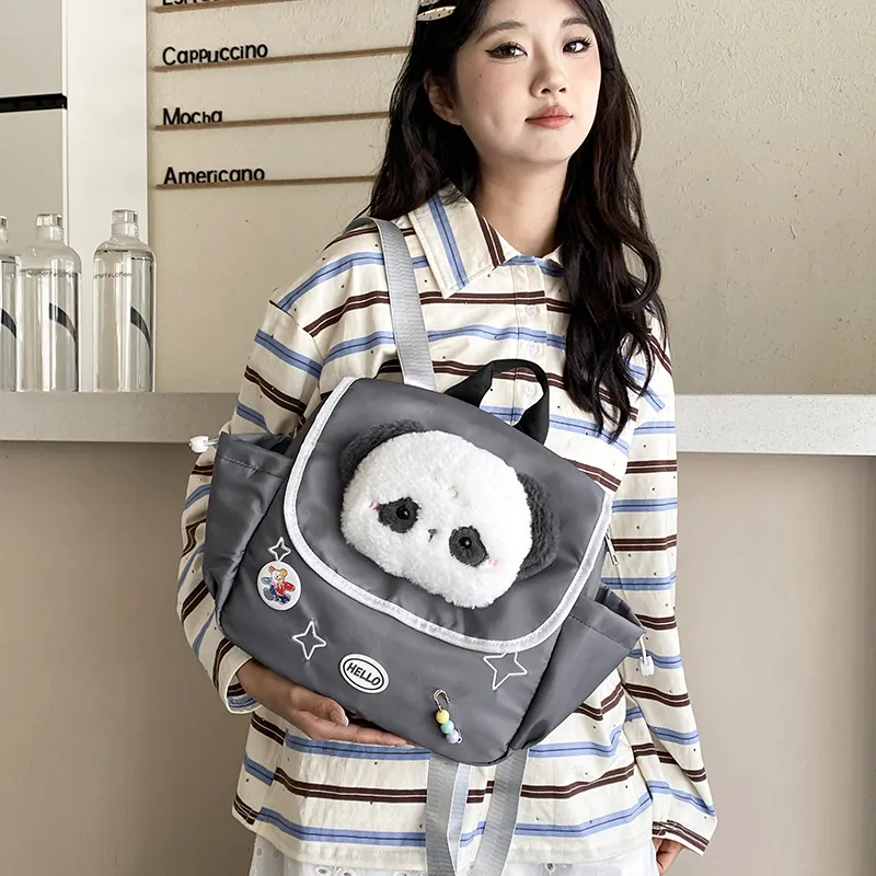 Yalu Nylon Backpack Women's Multicolor-4