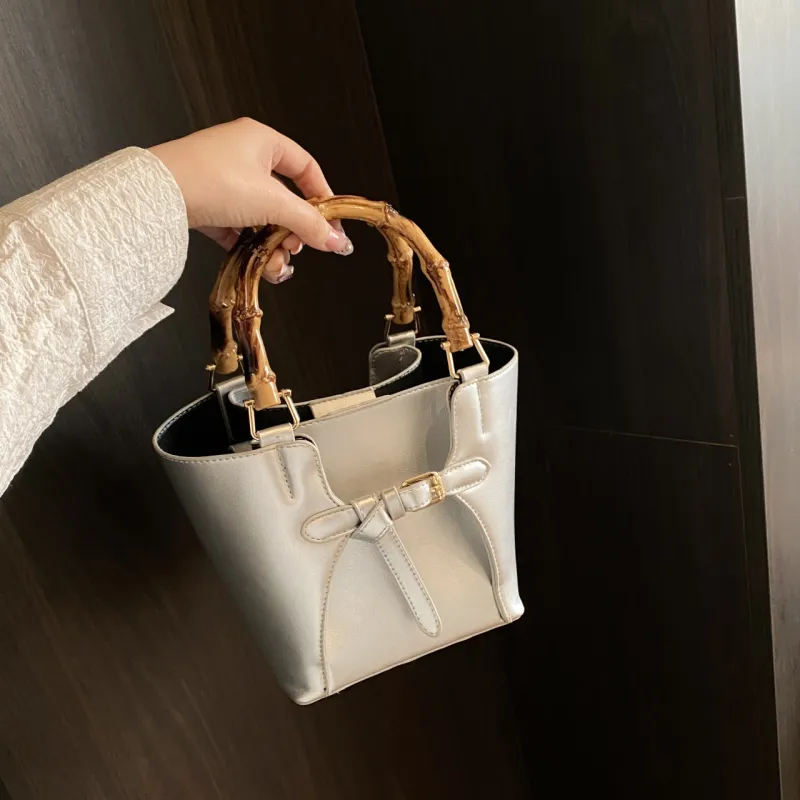 Yalu PU Shoulder Bag, Handbag Women's Black/Silver/Blue/White-11
