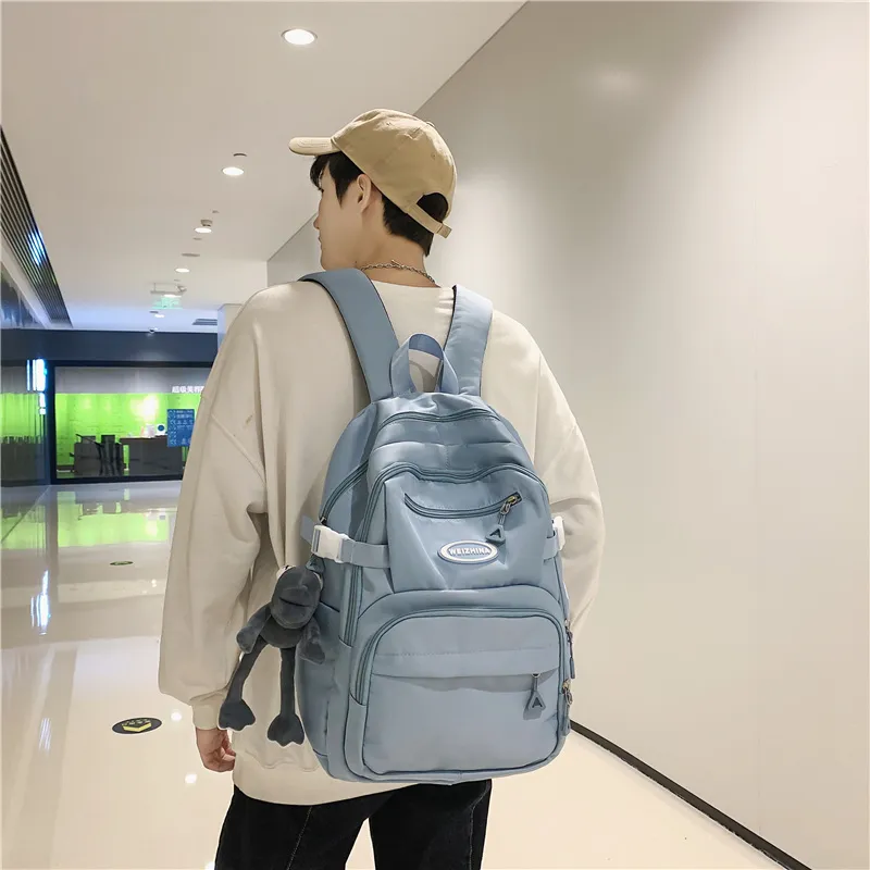 Yalu Nylon Backpack Regular Unisex Multicolor-1