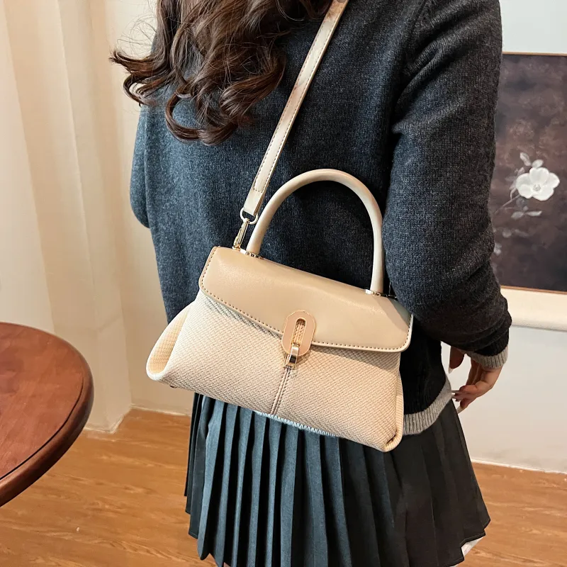 Yalu PU Handbag, Shoulder Bag, Crossbody Bag Regular Women's Black/Blue/Khaki/White-18
