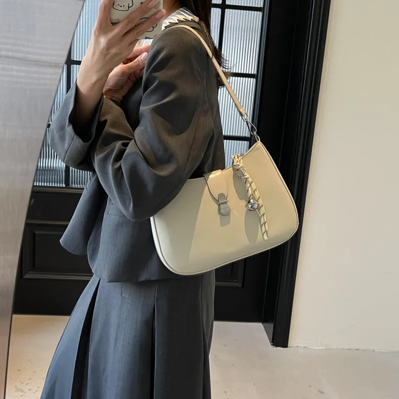 Yalu PU Crossbody Bag, Shoulder Bag Regular Women's Pink/White/Black/Beige Gray-26