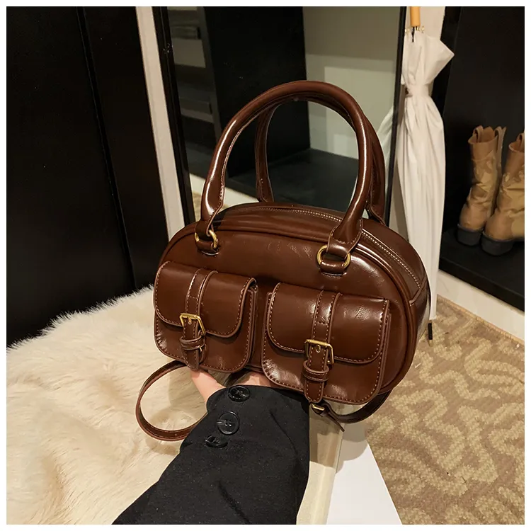 Yalu PU Handbag, Shoulder Bag, Crossbody Bag Regular Women's Black/Coffee/Brown-5