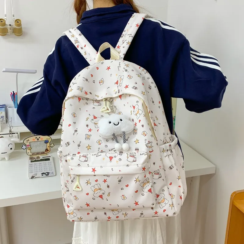 Yalu Composite Cloth Backpack Regular Women's Multicolor-1
