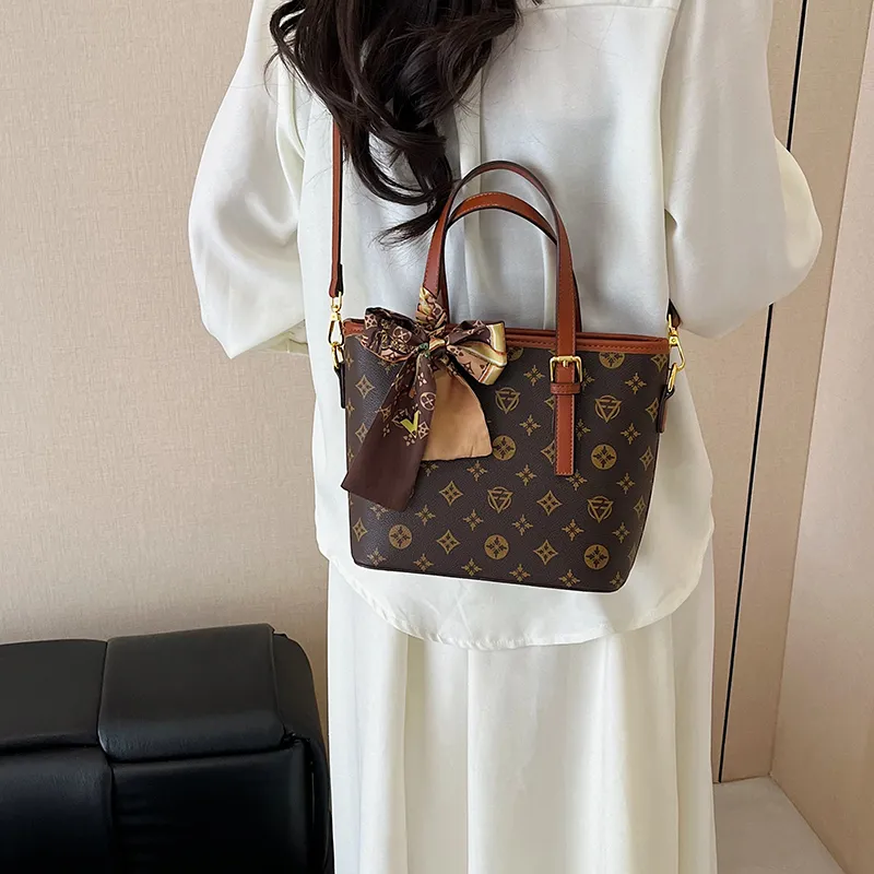 Yalu PU Tote Bag, Handbag Women's Khaki/Brown/Yellow-12