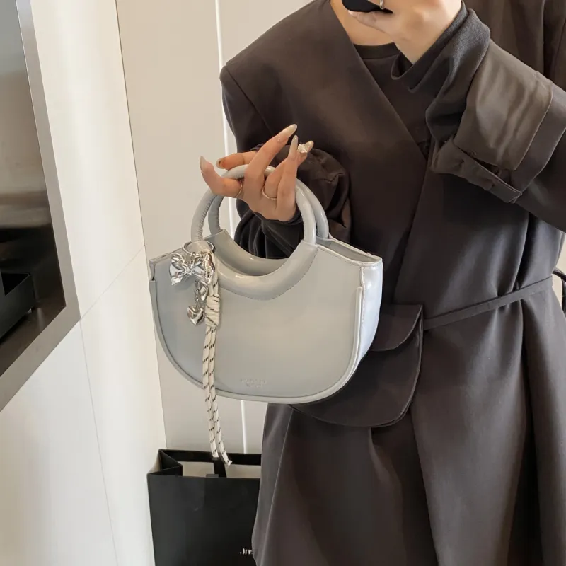 Yalu PU Shoulder Bag, Crossbody Bag, Handbag Regular Women's Silver/Black/Pink/Blue/White-23