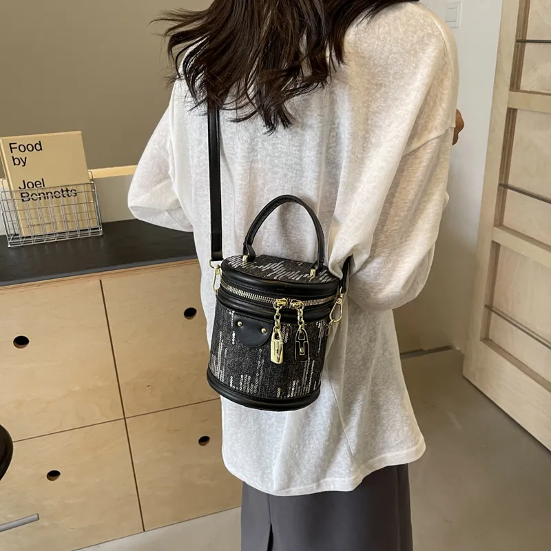Yalu PU Shoulder Bag, Handbag Regular Women's White/Black/Blue-9