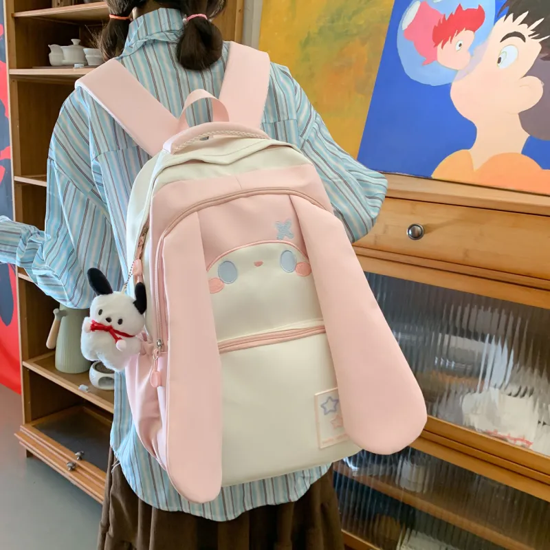 Yalu Composite Cloth Backpack Regular Women's Multicolor-1