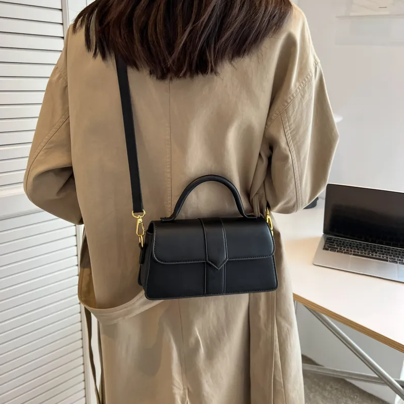 Yalu PU Handbag, Shoulder Bag, Crossbody Bag Regular Women's Black/Green/Brown/Ecru-3