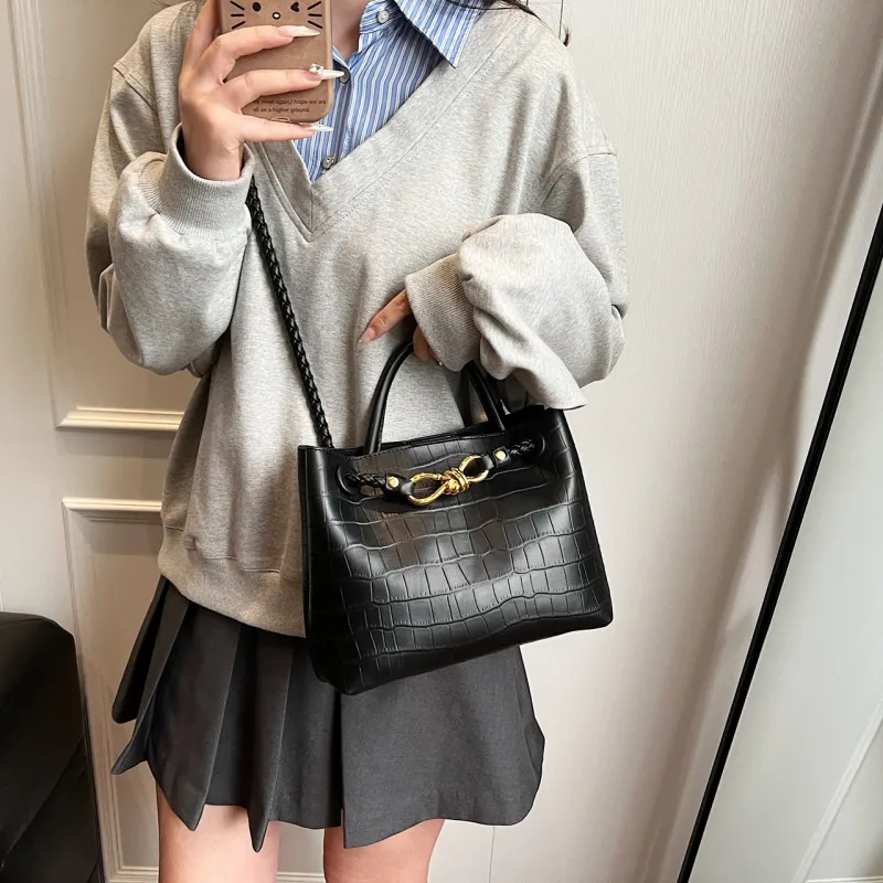 Yalu PU Handbag, Shoulder Bag, Crossbody Bag Regular Women's Black/Khaki/White/Blue-3