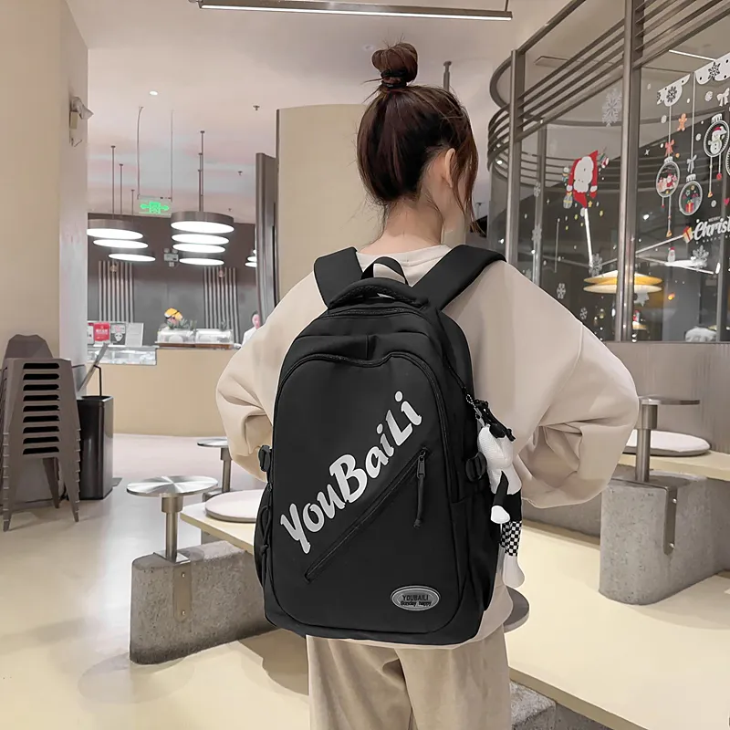 Yalu Nylon Backpacks Regular Unisex Multicolor-2