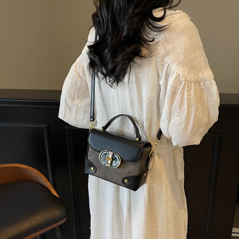 Yalu PU Shoulder Bag, Crossbody Bag, Handbag Regular Women's Black/Ecru/Blue/Coffee-4