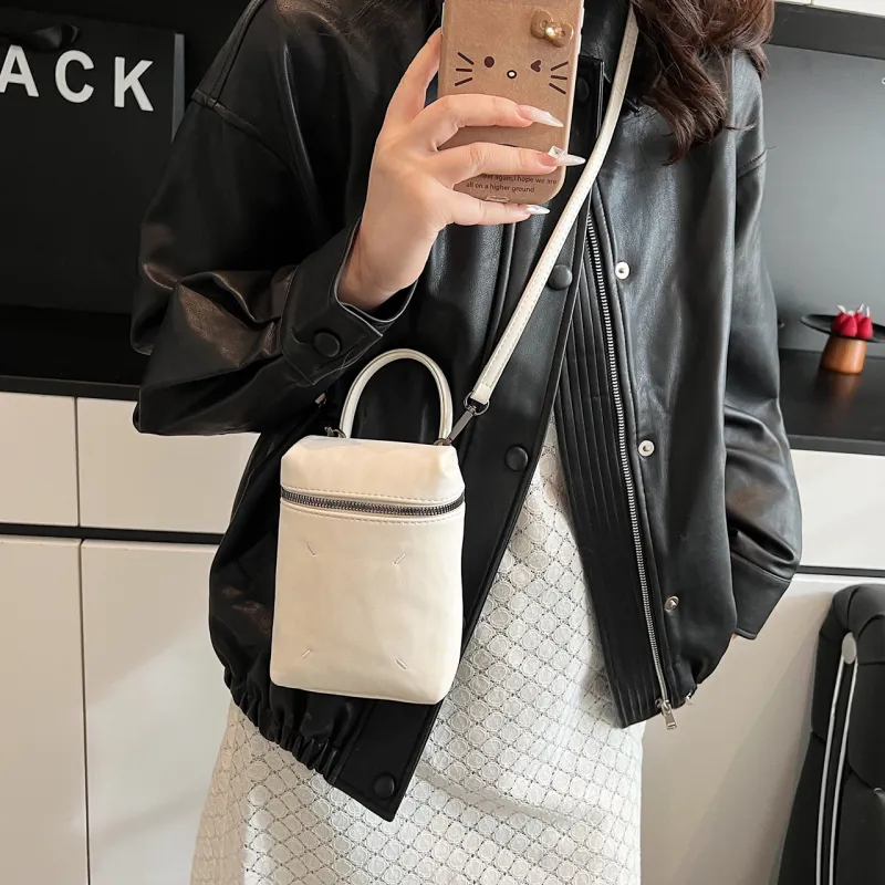 Yalu PU Handbag, Crossbody Bag Women's Black/White/Khaki-9