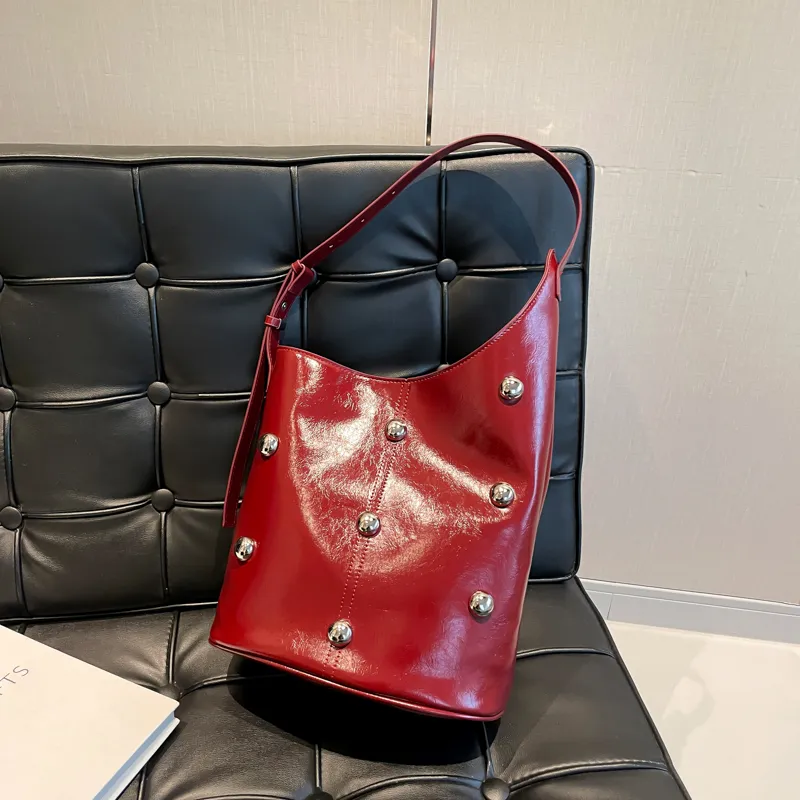 Yalu PU Shoulder Bag, Handbag Women's Black/Coffee/Brown/Red-7